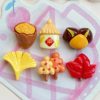 Cartoon Autumn Harvest Bumper Crop Food Toy Hazelnut Chestnut DIY Resin Accessories Cream Glue Mobile Phone Case Hair Accessories Material
