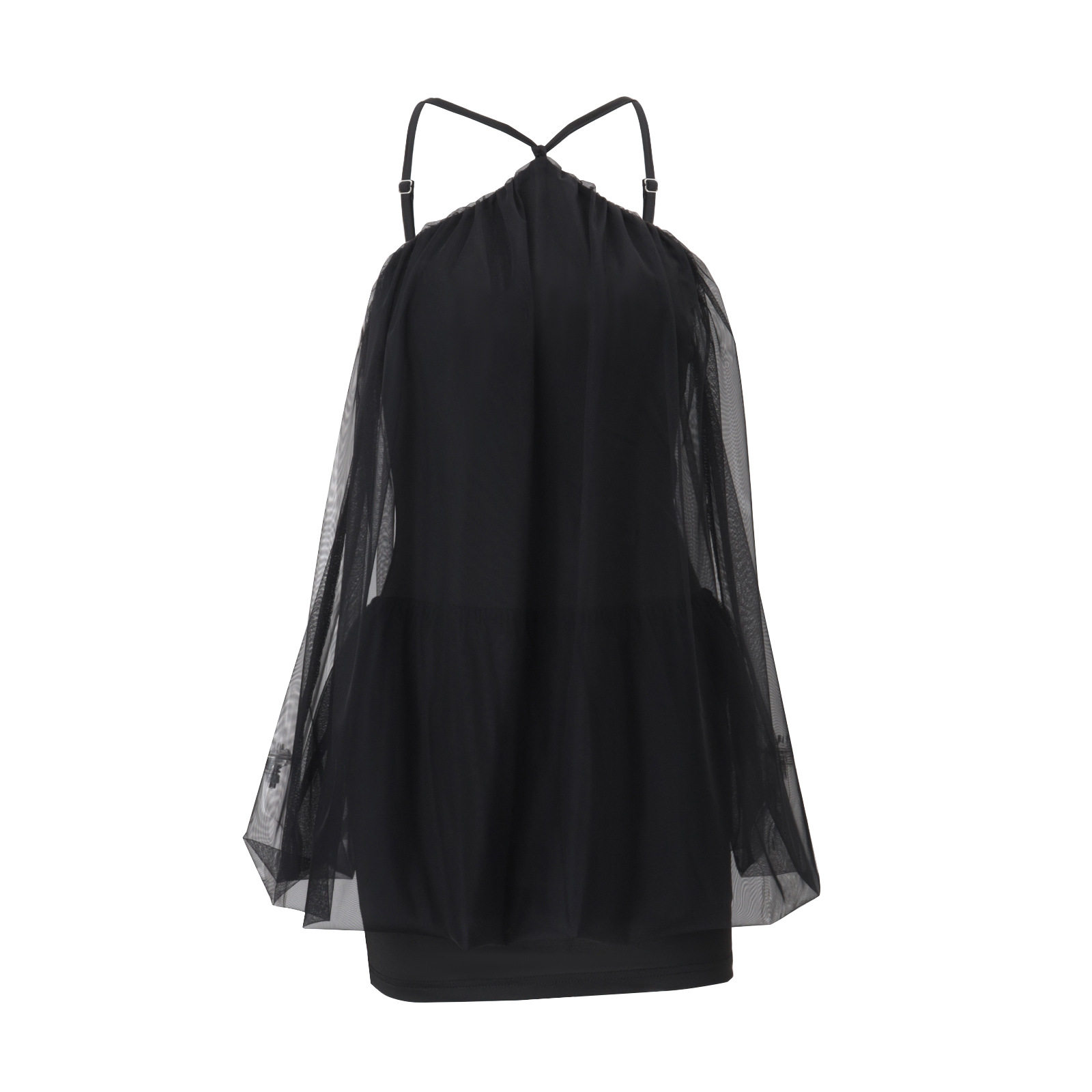 Off Shoulder Bodycon Dress Mesh Paneling Cross Neck Fashionable Design Summer Occasion Wholesale Available