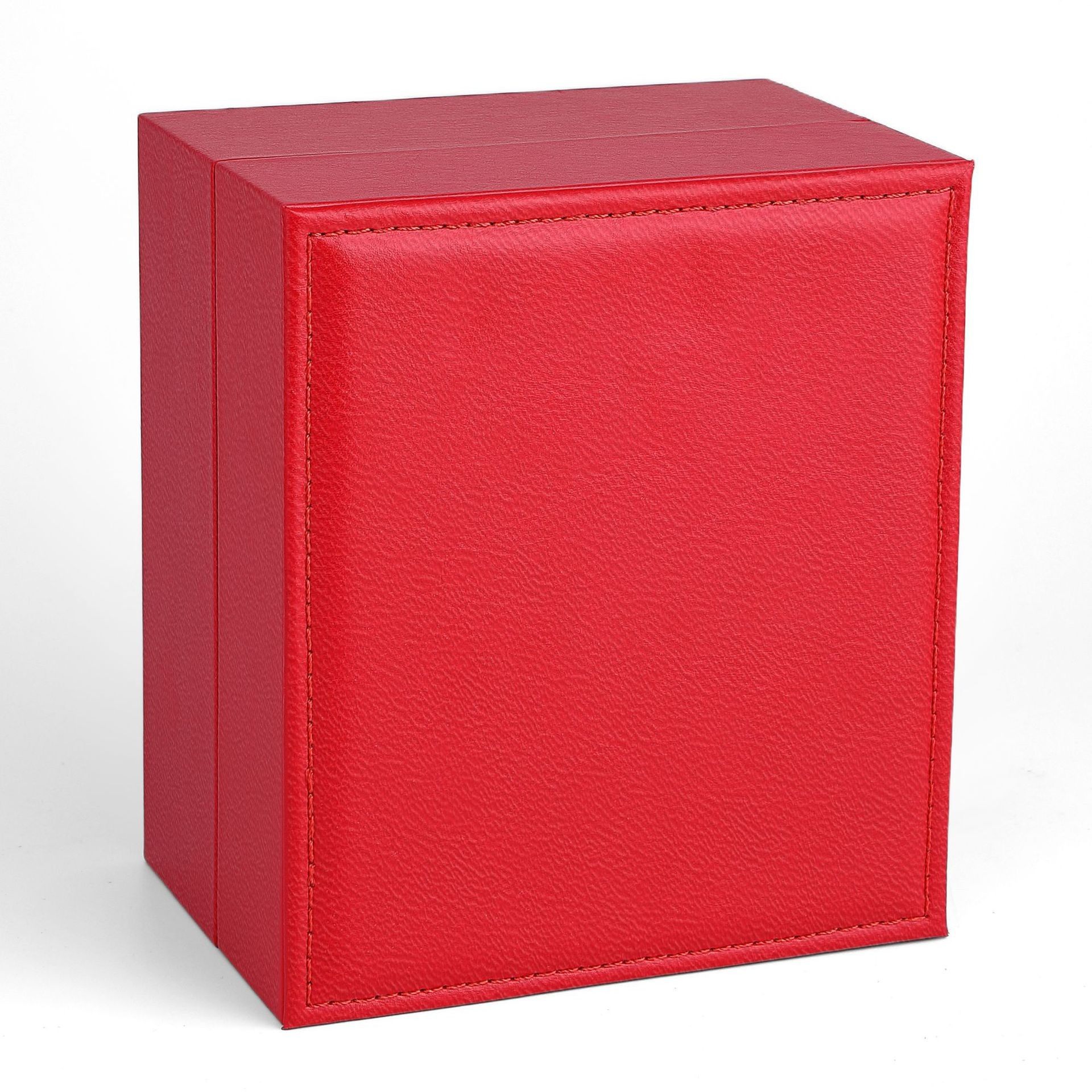 Cross-Border Export Electronic Watch Packaging Gift Box Red Leather Watch Gift Box Watch Box High-End Light Luxury Watch Box