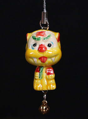 招财风狮爷挂件正品风狮爷交趾陶瓷汽车挂件平安旅游纪念石狮