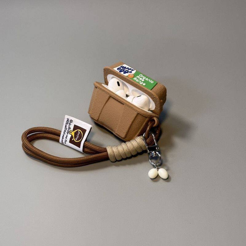 Creative Egg Tray Suitable for Airpodspro3 Protective Case Pro2 Protective Cover Airpods4 Headphone Cover 3Rd Generation 5