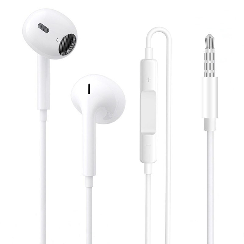 The Fourth Generation 3.5mm Round Hole Wired Headphones Are Suitable for Apple Oppo Huawei Mobile Phone Computer In-Ear Mobile Phone Headset