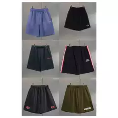 High-End Version in Stock Paris Bl 26Ss Summer Circular Embroidery Sports Casual Shorts Loose Fit Unisex Style