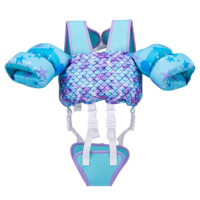 Children's Life Jacket, Swimming Equipment, Buoyancy Jacket, Water Sleeve, Arm Ring, Cartoon Print, Water Foam Floating Artifact