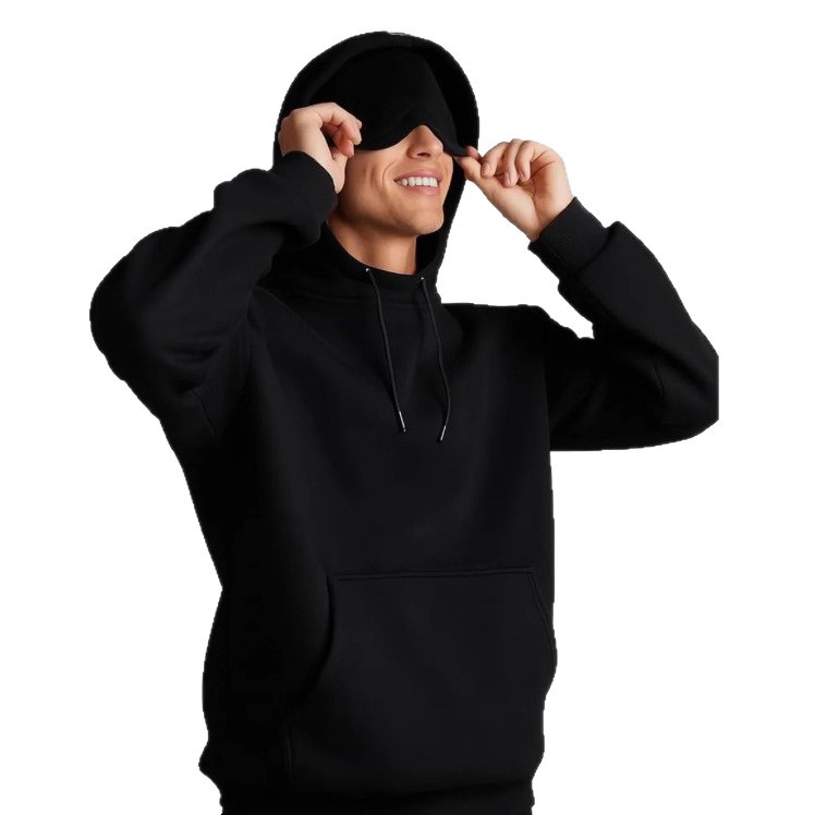 Hooded Sweatshirt Set Solid Color Long Sleeve Comfortable Fabric Fall Winter Style Wholesale Available