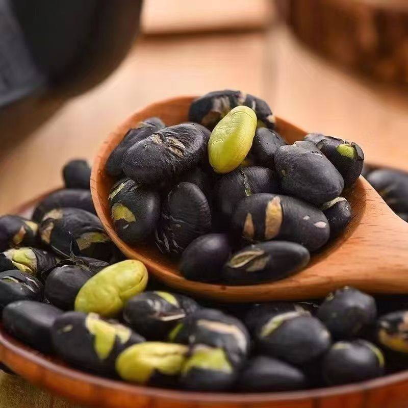 Salt fried black beans original net red food health nutrition fried nuts instant snacks snack whole box wholesale