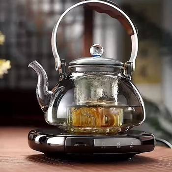High Borosilicate Tea Kettle, Heat-Resistant Household Electric Ceramic Stove, Glass Teapot, Steaming and Cooking Integrated Teapot, Kung Fu Tea Set