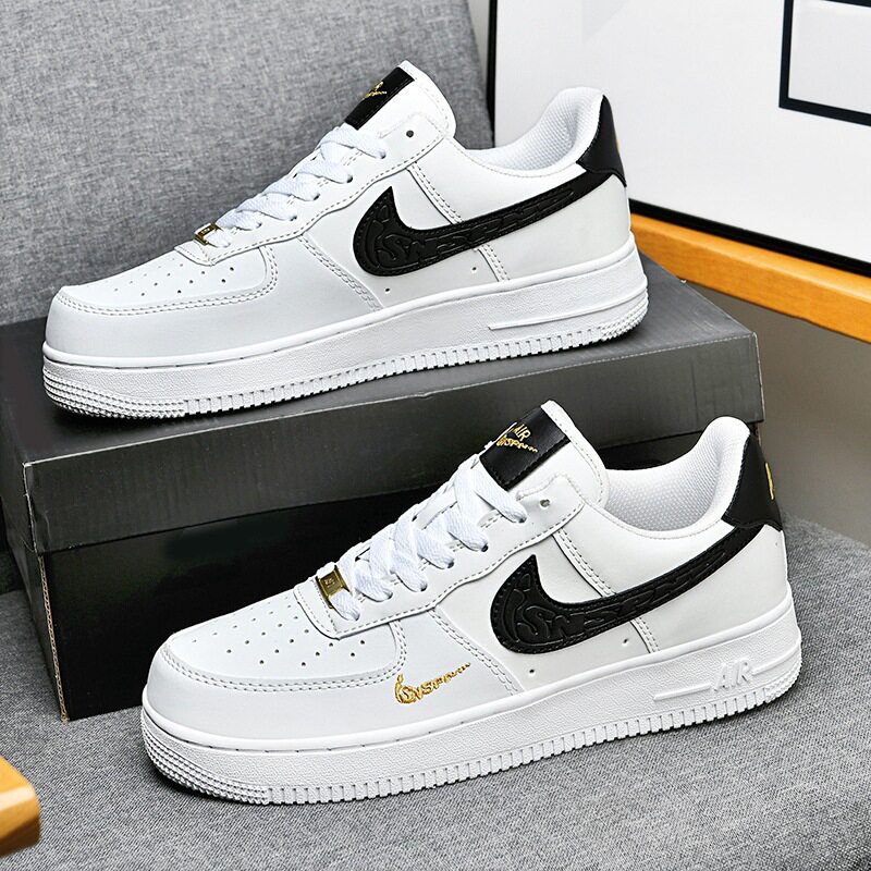 Putian factory Air Force One AJ men's shoes low-top blue and white reflective shoes af1 sports casual white shoes women's