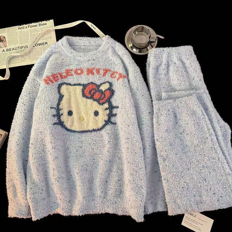 睡衣冬季女款珊瑚绒2025年新款冬天法兰绒秋冬家居服套装厂家直销