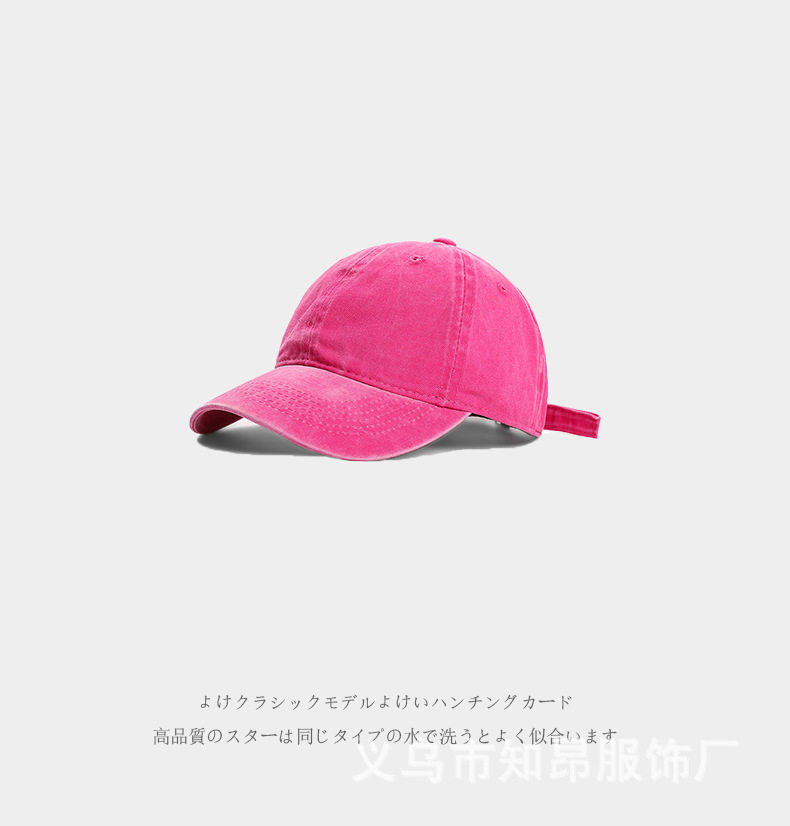 跨境专供棒球帽定印制logo纯棉水洗鸭舌帽团建户外活动广告帽刺绣