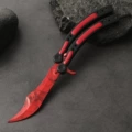 C-68 steel handle red pattern