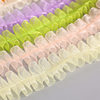 in stock 2.5cm color pleated lace I-shaped snow yarn belt DIY handmade decorative clothing accessories wholesale