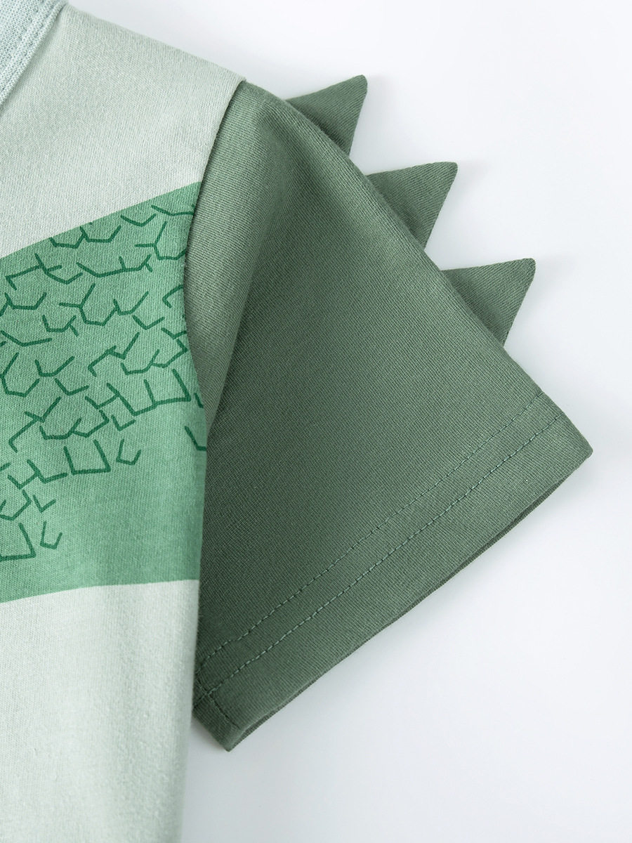 New Summer [Style] Kids' Set, Cartoon Short-sleeve T-shirt Boys' Outfit, Kids' Clothing