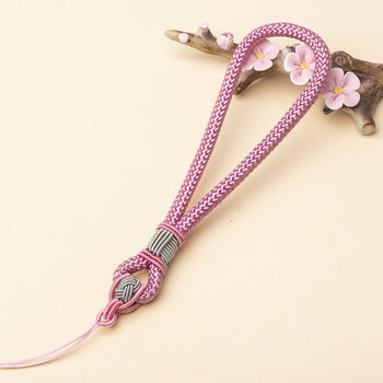 Factory direct wholesale hand-woven handle playing rope jade hanging slingshot lost rope text play brave rope hanging rope