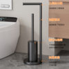 Cross-Border Household Floor-Standing Toilet Brush Paper Towel Holder Integrated Roll Paper Holder Cleaning Brush Removable Bathroom Toilet Paper Holder