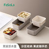 FaSoLa Household Vegetable Washing Basin Multi-functional Draining Storage Box Kitchen Living Room Washing Fruit Basin pp Double-layer Draining Basket