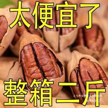 Large Particle Pecan Nuts Longevity Fruit 500g Pregnant Women Snacks Snack Food New Arrival Containing Packaging Jar 1g