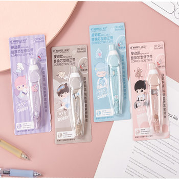 Changli push correction tape correction tape replaceable core correction tape cartoon convenient correction tape student stationery wholesale
