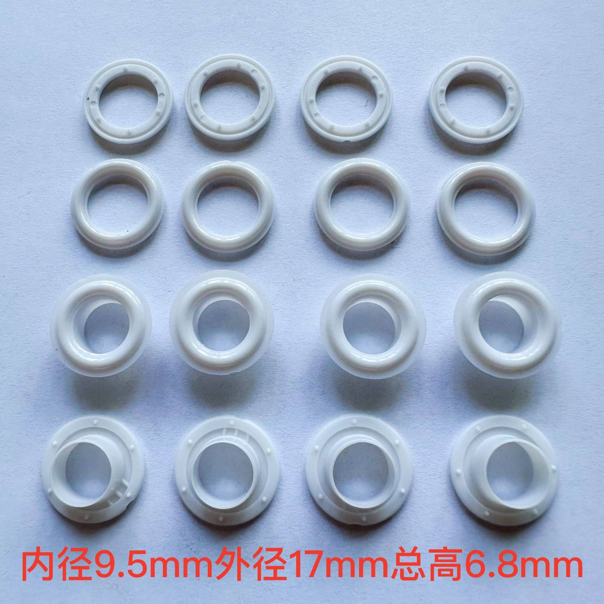 Factory direct supply plastic corns plastic air eye combination buckle fixed buckle webbing air eye textile corns