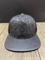 8 black cross leather
