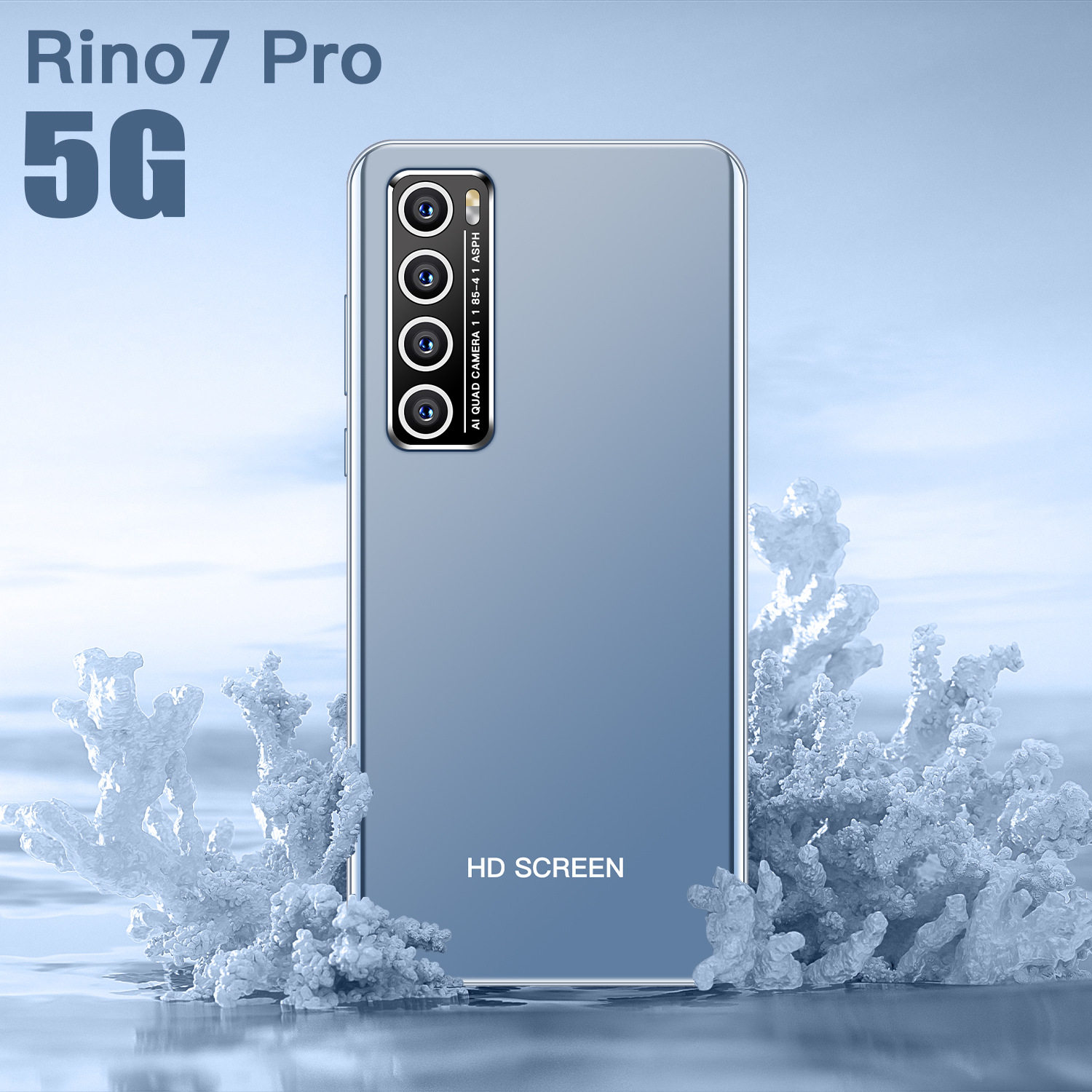rino7 Pro跨境电商爆款5.5英寸安卓智能手机1+4G双卡双待现货低价