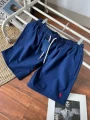 Shorts navy blue red label