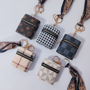 E-Commerce Live Broadcast Welfare Headphone Bag Keychain Mini Portable Lipstick Bag Bluetooth Storage Wireless Headphone Protective Cover