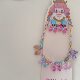 New cute colorful children's necklace ear clip suit accessories hanging ornaments