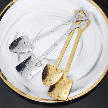 Creative Watermelon Spoon Stainless Steel Spoon Household High-value Shovel Ice Cream Spoon Coffee Stirring Spoon Dessert Spoon