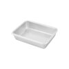 Stainless steel towel plate with lid square plate tray Japanese square plate dish tray refrigerator crisper kitchen storage box