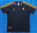 2025 manchester united retro t-shirt black