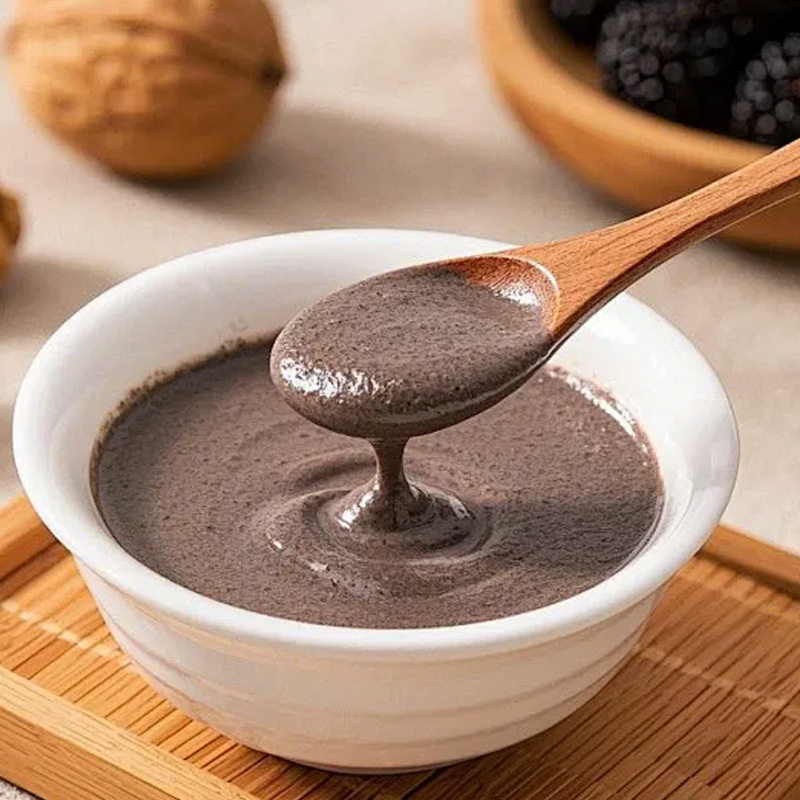 Nutritious and Healthy Breakfast Black Sesame Walnut Yam Mulberry Powder Ready-To-Eat Meal Replacement Black Sesame Walnut Yam Mulberry Powder