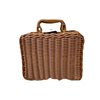 Retro Rattan Box Storage Box Wedding Souvenir Gift Packaging Rattan Box Rattan Suitcase Christmas Rattan Gift Box