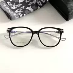 Casual and Elegant Titanium Frame Glasses for Men and Women, Artistic and Plain Glasses Frames, Can Be Equipped with Myopia Flat Frames