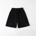 Black with red label
