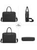 Light Luxury Business Style Genuine Leather Handbag, First-Layer Cowhide Laptop Bag, Simple and Stylish Briefcase for Men's Business