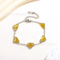 Silver Bracelet [Yellow Shell]