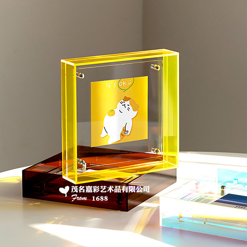 Acrylic Single-Sided Transparent Photo Frame Table A3A4A5 Photo Framed Calligraphy Frame Poster DIY Calligraphy Display Stand
