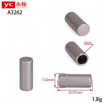 Metal Bell sweater waist rope head cap rope head stop rope buckle elastic adjustable drawstring buckle 5MM round Bell