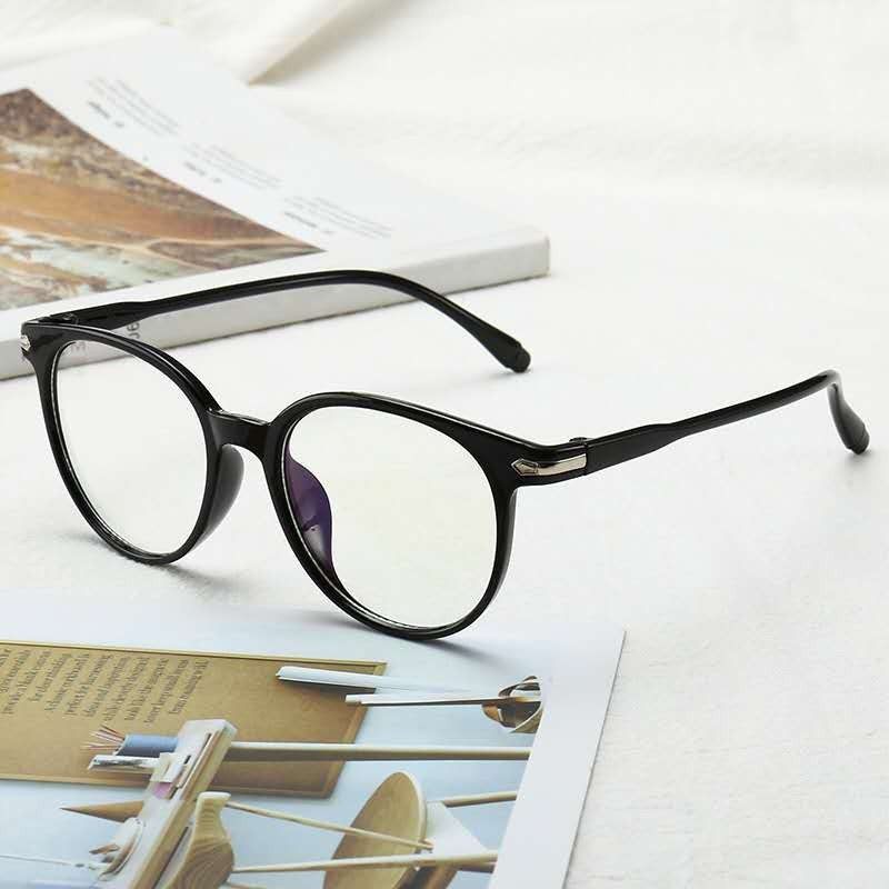 Cross-Border Hot-Selling New Korean-Style Fashion Eyeglass Frames, Personalized Non-Prescription Glasses, Transparent Jelly Color Retro Frame Glasses with a National Style