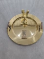 Wooden handle gold