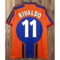 1997-98 Barcelona away orange-blue!! printed #11