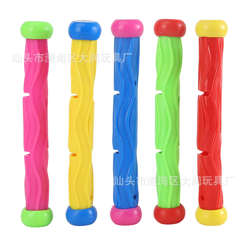 跨境亚马逊戏水潜水玩具儿童游泳池寻宝潜水鱼雷水环钻石套装玩具