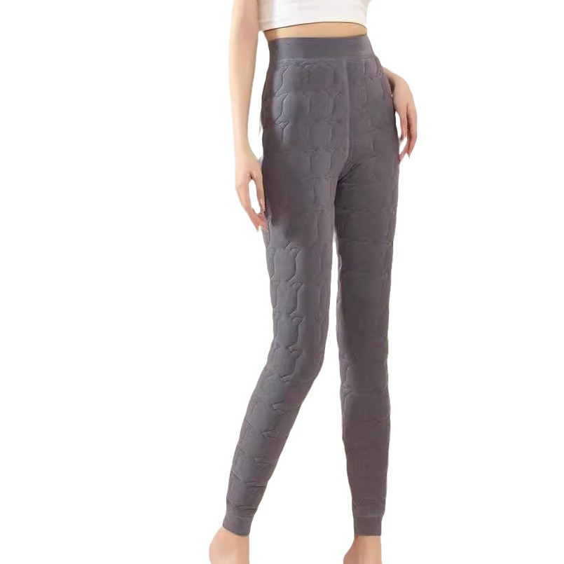 100%羊毛保暖裤女高腰内穿秋裤冬季加绒加厚打底裤东北特厚棉裤