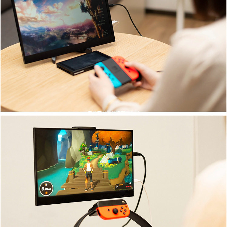 Portable Display Ips 14-Inch 15.6-Inch 144Hz Notebook Extended Screen Ps4/Switch External 4K Secondary Screen