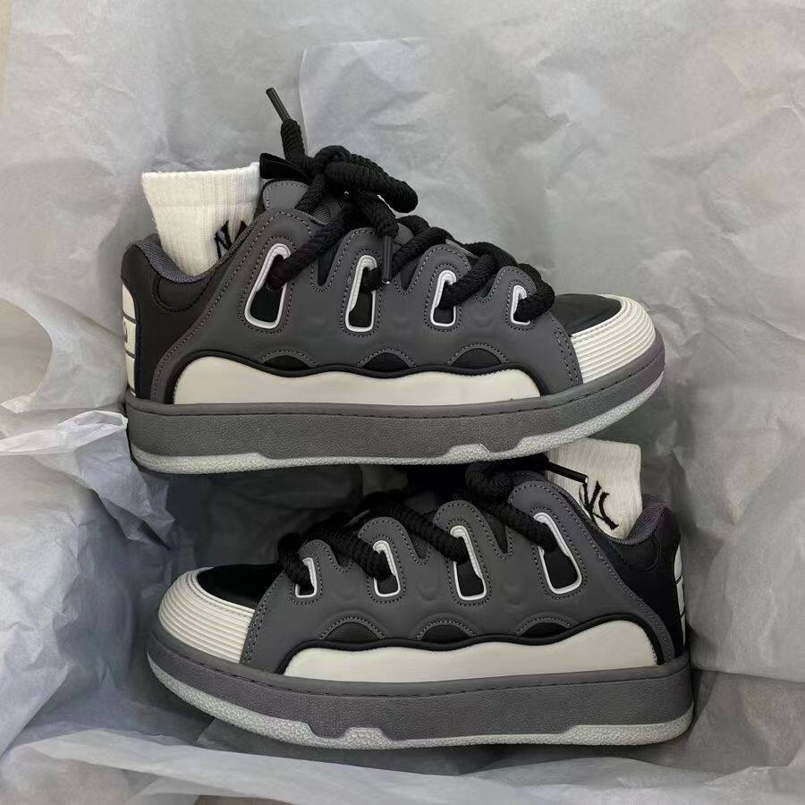 Item No. 348 coloring national tide ins trendy casual white shoes