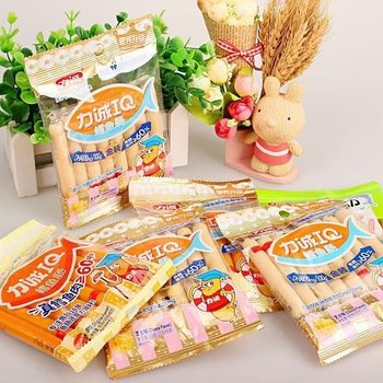 Licheng Cod Sausage Deep Sea Fish Sausage Baby Kidsren's Snack Ham Sausage Nutritional Non-Complementary Food Casual Cheese Stick Seafood