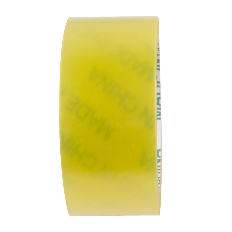 Transparent sealing packing tape express sealing tape beige high adhesive tape paper large roll packaging tape wholesale