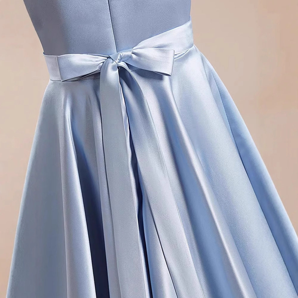 女童钢琴表演出服管弦乐团演奏礼服轻奢缎面中大童小提琴比赛长裙,淘宝优惠券,粉丝福利购,淘宝优惠卷