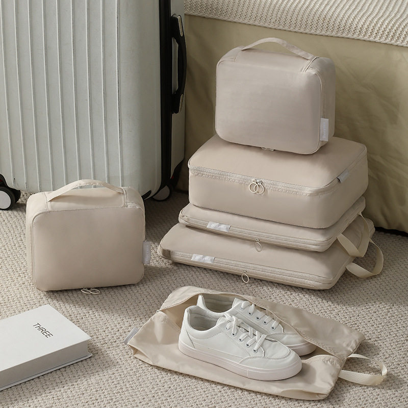 Travel Cosmetics Bag, Compressed Suitcase Cosmetics Bag, Clothes, Intimates, Portable Complete Set of Packaging Bags, Maternity Bags